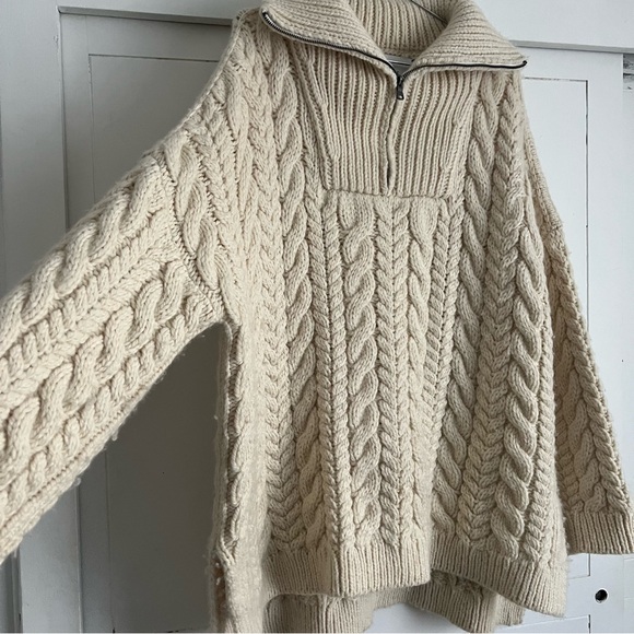 Mr. Mittens Half Zip Cable Jumper - Picture 4 of 8